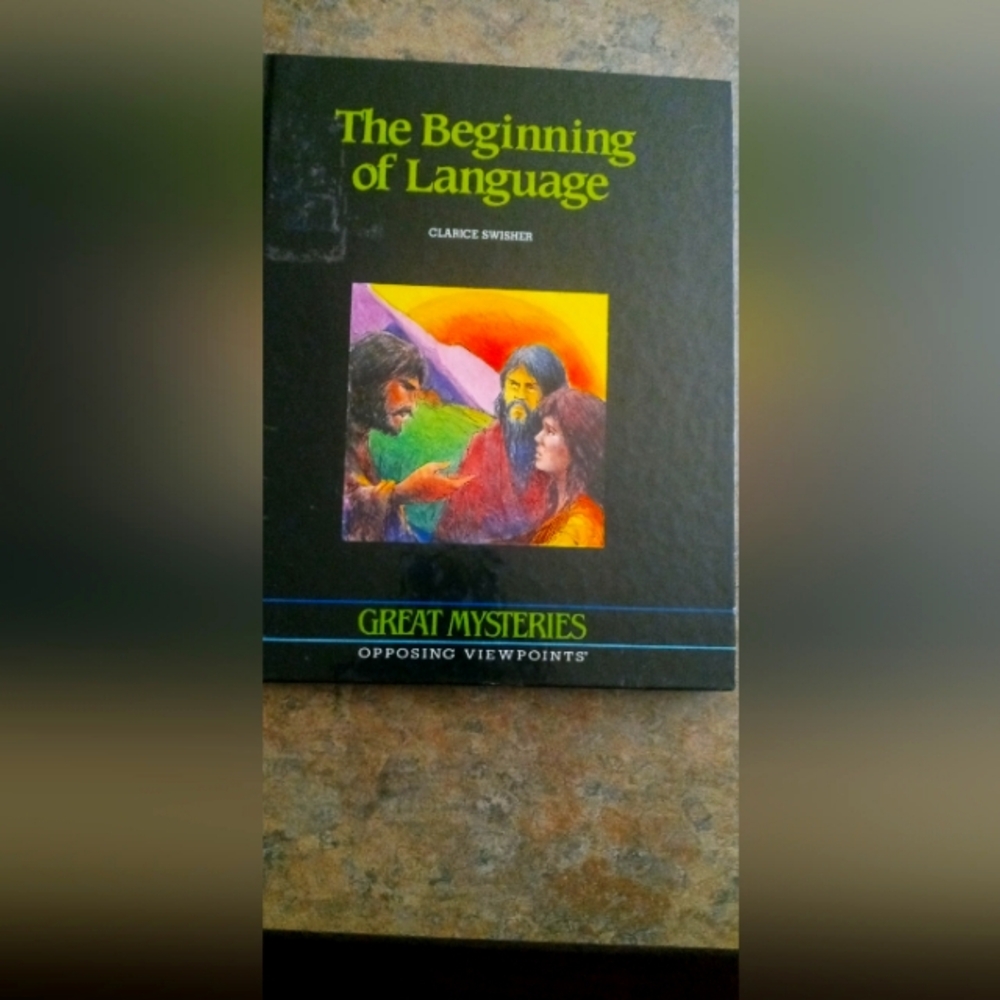 The Beginning of Language by Clarice Swisher - Black Cover